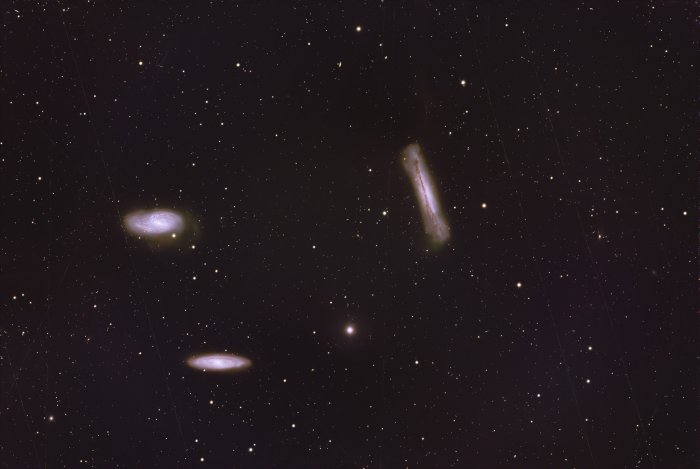 Leo Triplet (M65, M66, NGC 3628)