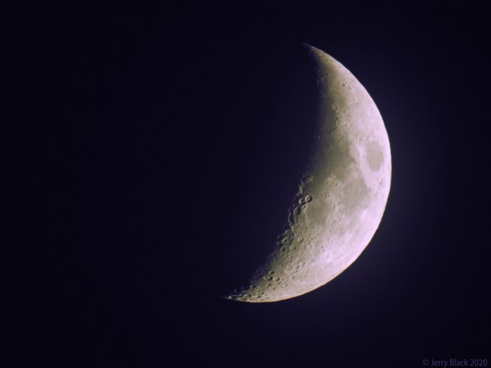 33% Waxing Crescent Moon