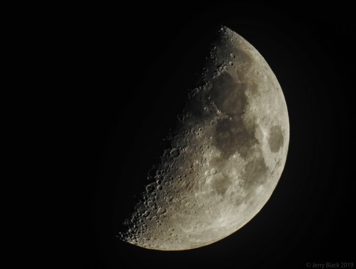 50.2% 1st Quarter Moon