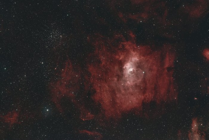 NGC7635  Bubble Nebula + M52