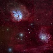 IC 405 Flaming Star + IC 410 Tadpole Nebulae Tweaked