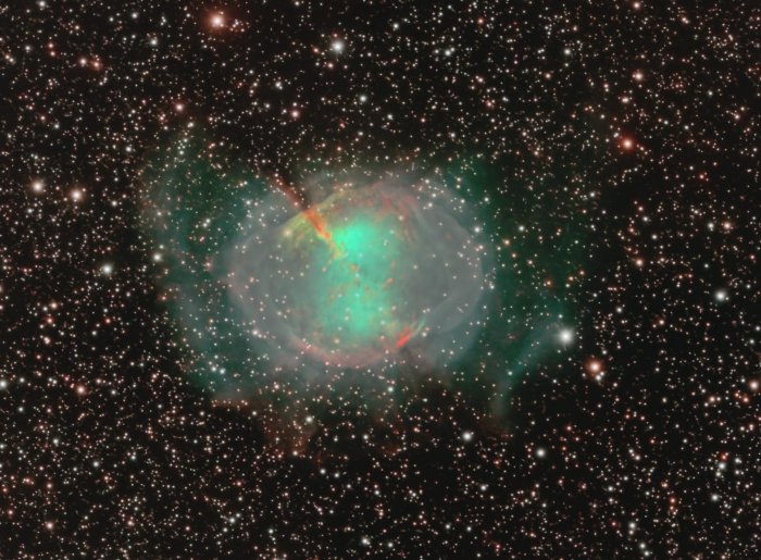 M27 Dumbbell Nebula Processed version 2