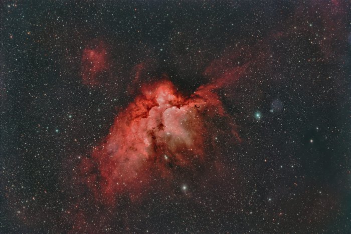 NGC7380 The Wizard nebula with the ATR2600C