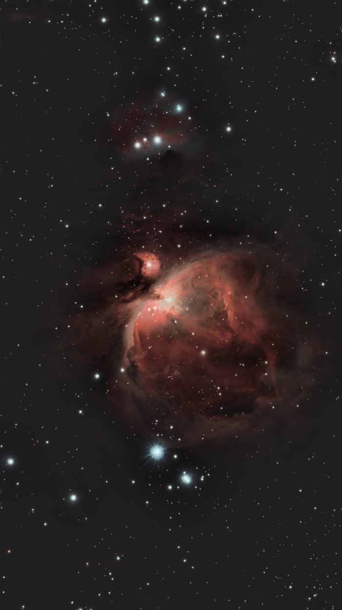 M42 - The Orion Nebula and the Running Man using the SeeStar S30