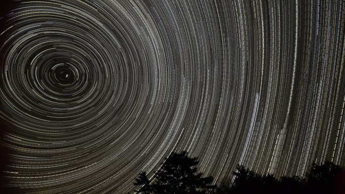 Star Trails at the Keji Sky Circle