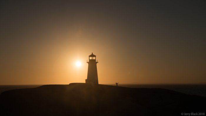 Sunset at Peggys Cove