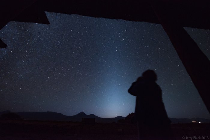 Early morning Zodical Light and Mercury rising above the Atacama mountains