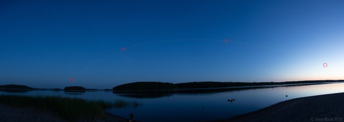 Four Planets (Mars, Saturn, Juptier and Venus) and the Ecliptic plane